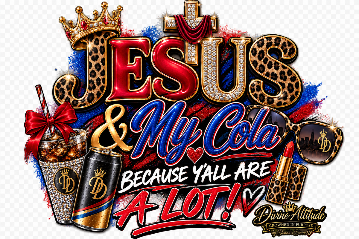 Jesus & Cola Graphic T-Shirt | Crowned in Purpose