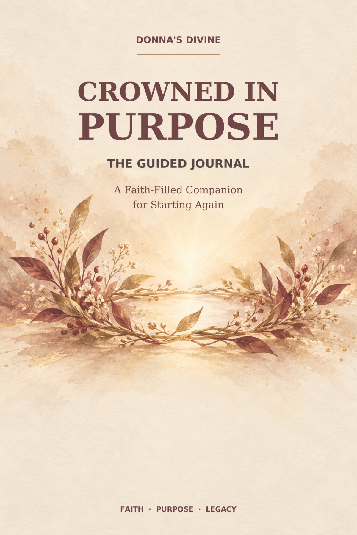 Crowned in Purpose: The Guided Journal — Paperback