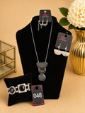 Divine Dimension Silver & Gunmetal Jewelry Collection