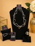 Divine Geometry Mixed-Metal Statement Jewelry Collection
