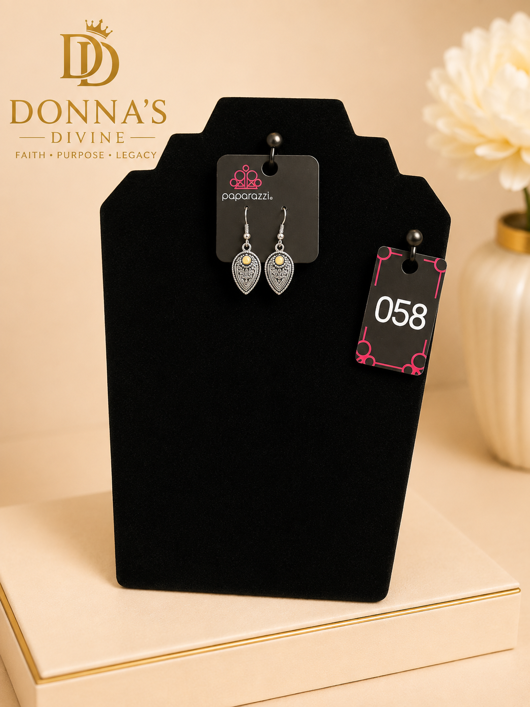 Divine Golden Teardrop Earrings