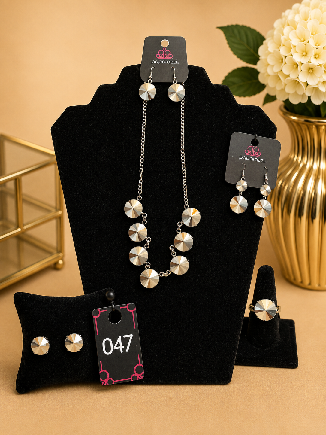 Divine Reflection Silver Statement Jewelry Collection
