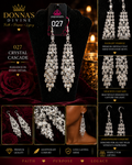Crystal Cascade Chandelier Earrings