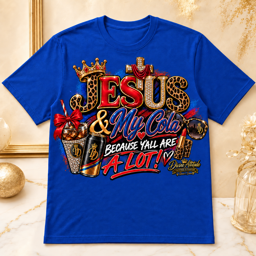 Jesus & Cola Graphic T-Shirt | Crowned in Purpose