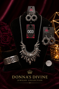 Silver Starburst Statement Set