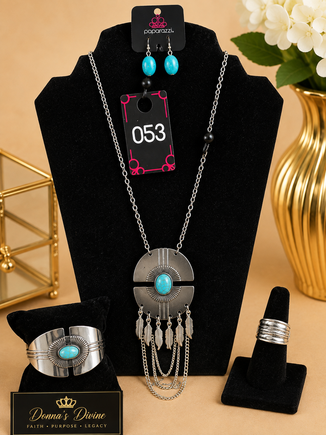 Divine Turquoise Legacy Statement Jewelry Collection – #053